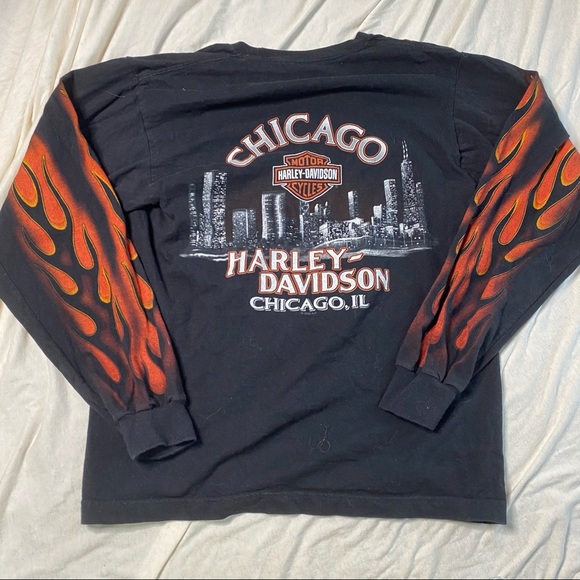 SOLD Vintage Harley Davidson Long Sleeve - Picture 6 of 6